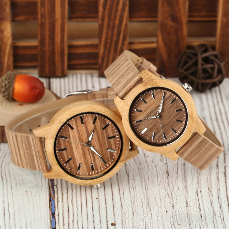 REDFIRE Couple Watches Wood Watch Men Quartz Movement Creative Corkwood Genuine Leather Lovers Wooden Watch Hot 5