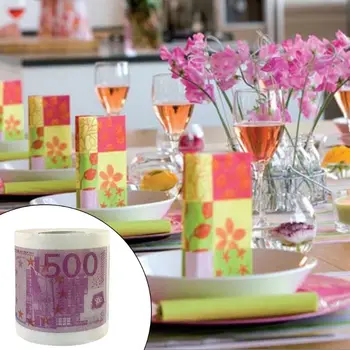 

Wood Pulp Toilet Roll Paper 2-Ply Unscented Tissue Printing Pattern for Home Bath Kitchen Use