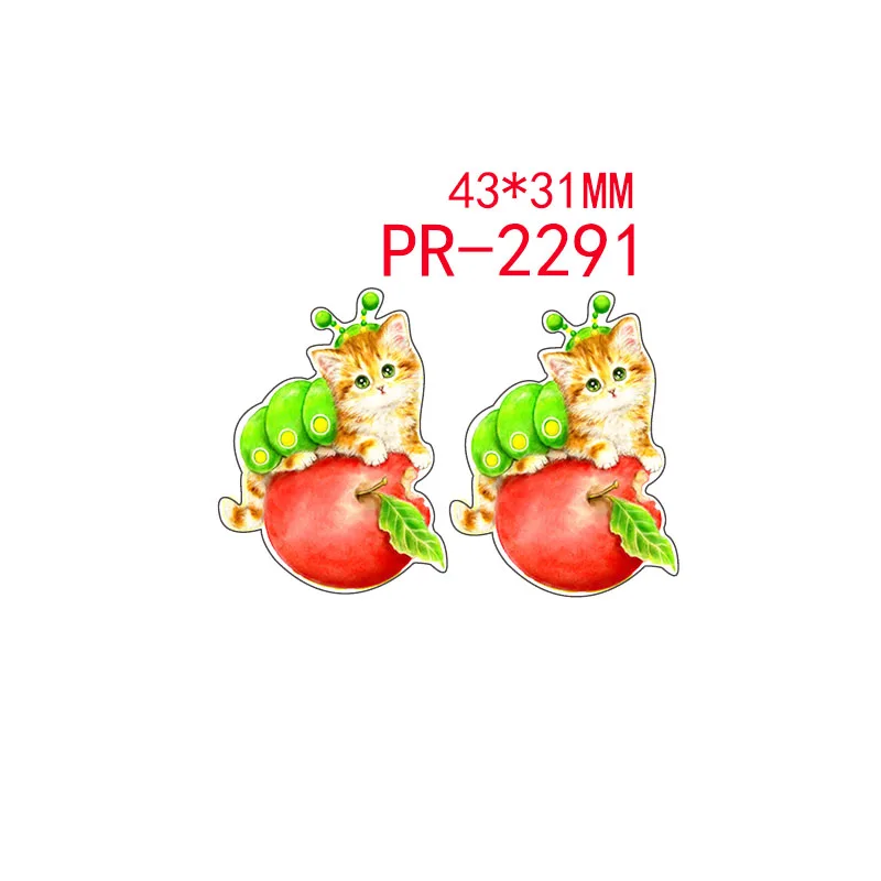 2291 30 шт мультфильм персонаж плоское украшение из смолы pr 2297 - Цвет: 2291