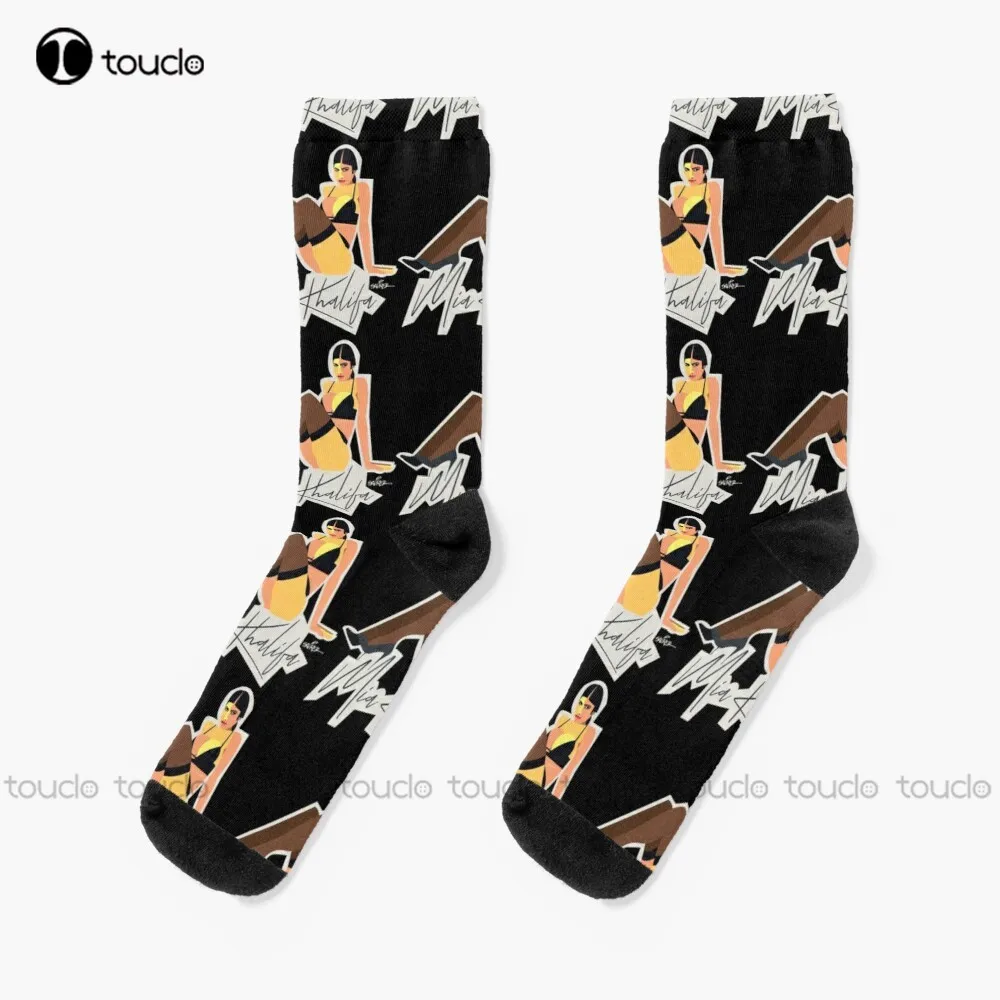 Mia Khalifa Porn Star Socks Men's Athletic Socks Personalized Custom Unisex  Adult Teen Youth Socks 360° Digital Print Funny Sock - Socks - AliExpress