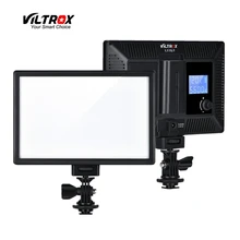 Viltrox L116T светодиодный светильник для видео двухцветный с регулируемой яркостью тонкий DSLR+ аккумулятор+ зарядное устройство для камеры Canon Nikon Facebook YouTube show Live