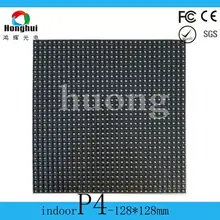 Экран дисплея, дверная головка, рекламный знак, светящийся цветной динамический рекламный светодиодный дисплей для помещений p4 128*128 мм