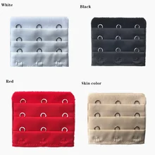 3 шт. Высококачественный эластичный бюстгальтер удлиненное удлинение пряжки бюстгальтер Пряжка три ряда две/три пряжки нижнее белье женское белье