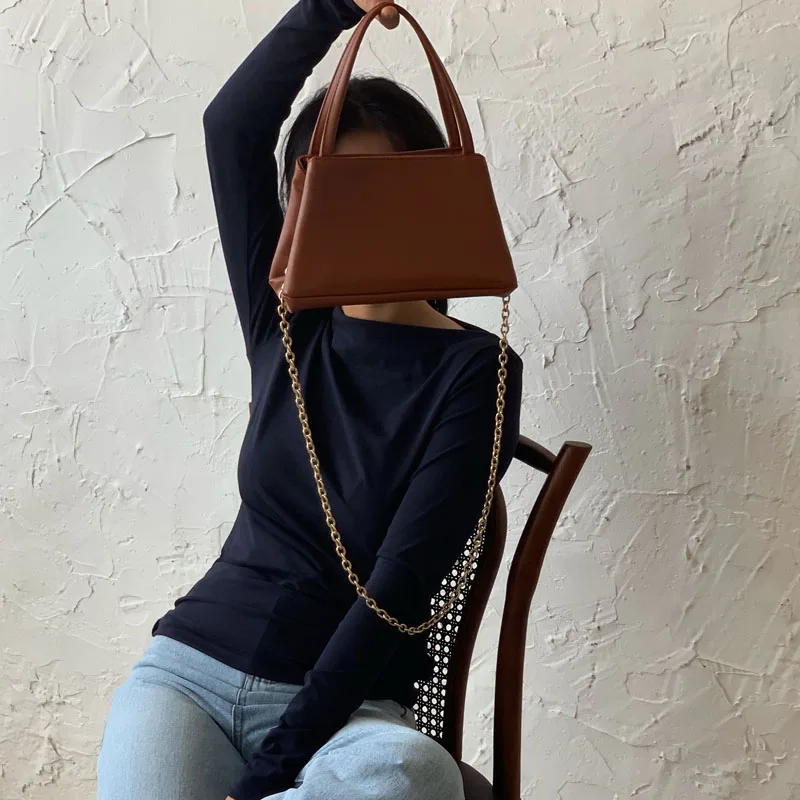 Модная новая сумка на цепочке, переносная сумка-мессенджер через плечо, сумка на плечо, сумочка, шикарная маленькая квадратная сумка