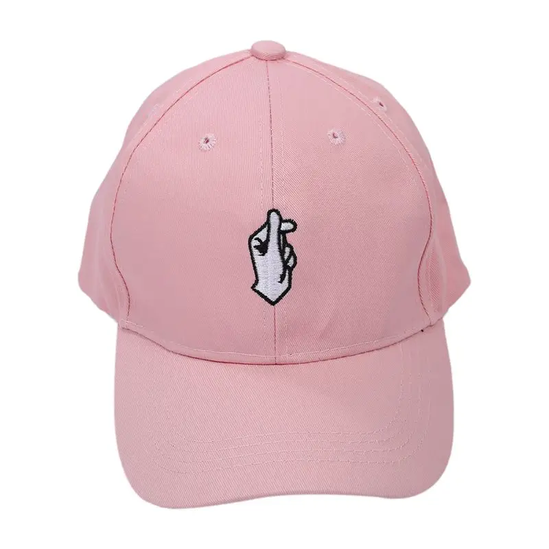 Регулируемая Мужская женская шапка в стиле хип-хоп, изогнутая бейсболка, цвет: розовый