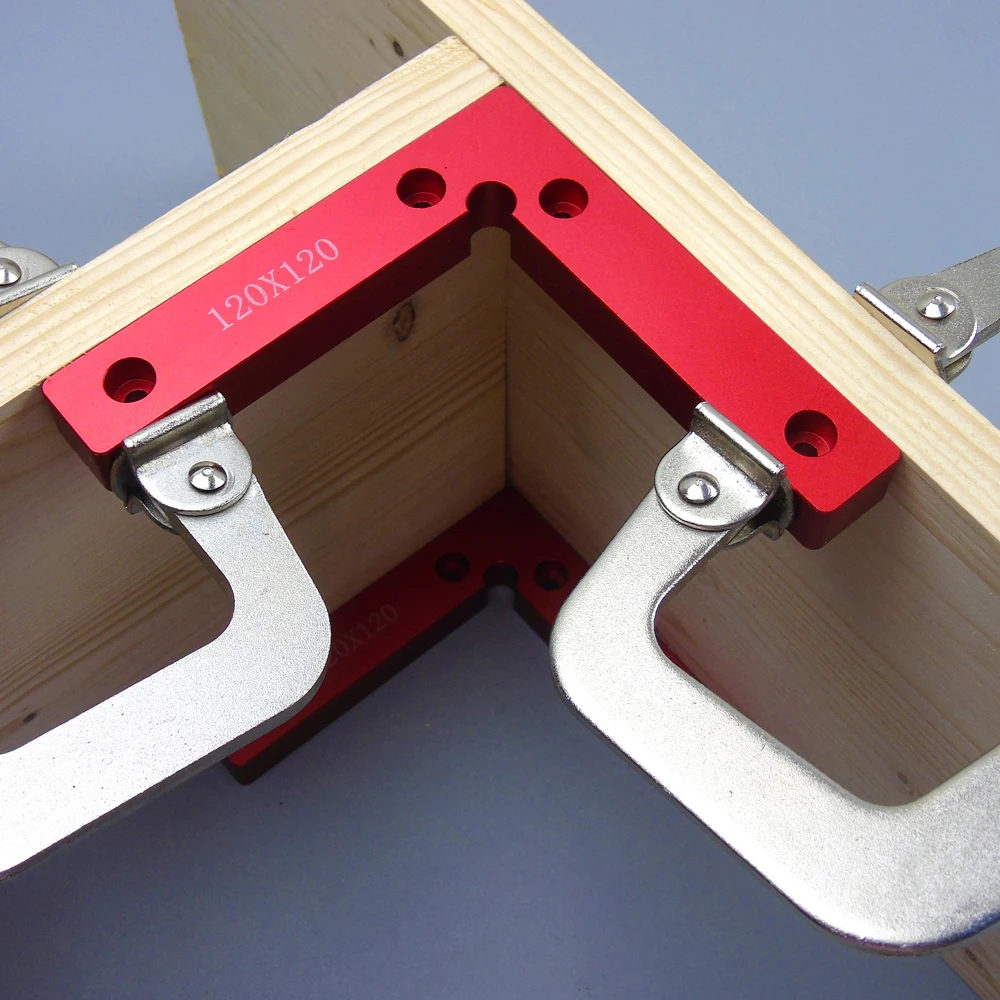 

Hot New Woodworking Tool Aluminum Alloy Precision 90 Degree Right Angle Positioning Block Jig for Wood Working