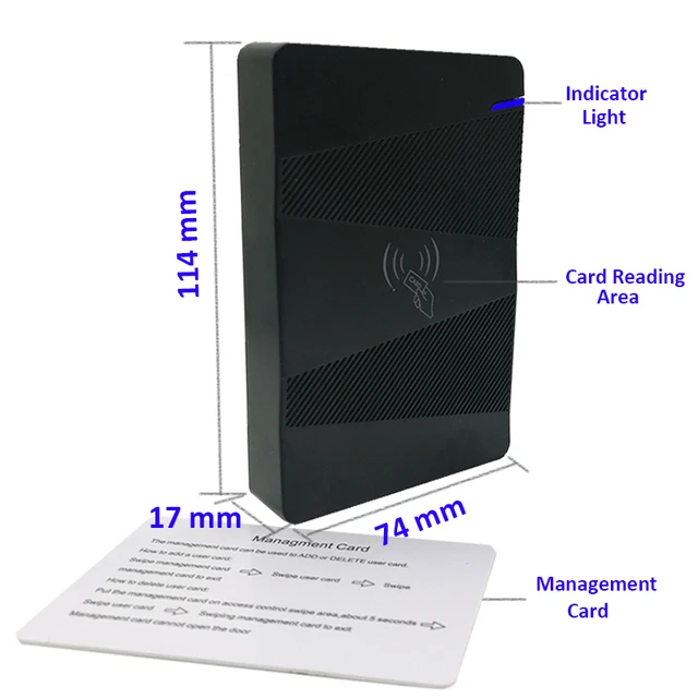 IP65 Waterproof RFID EM 125khz Proximity Card Outdoor Touch Keypad Controller Door Access Control System 2