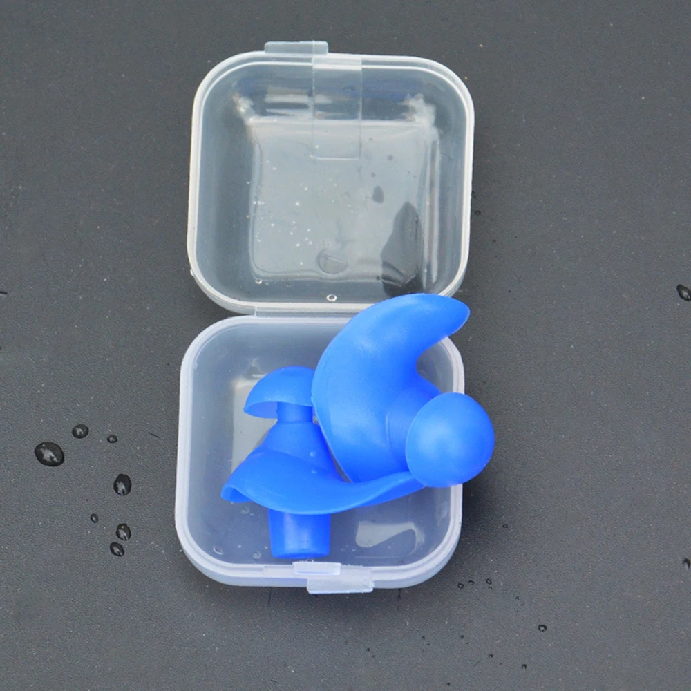 Anti-noise Soft Ear Plugs Sound Insulation Ear Protection Earplugs Sleeping Plugs For Travel Noise Reduction With Case - Цвет: blue