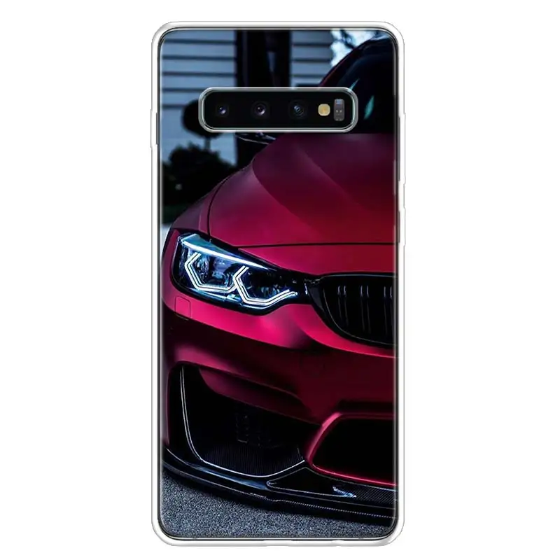 Blue Red Car for Bmw Cover Phone Case For Samsung Galaxy A10 A20E A30 A40 A50 A70 A50S A80 M30S A6 A7 A8 A9 Plus+ Coque