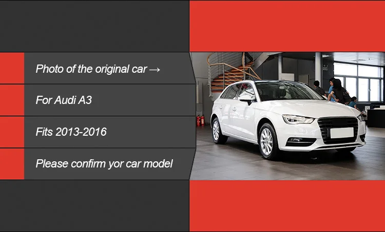 Автомобильный Стильный чехол для фары Audi A3 2012- A3 светодиодный фонарь светодиодный DRL H7 D2H Hid Angel Eye Bi Xenon
