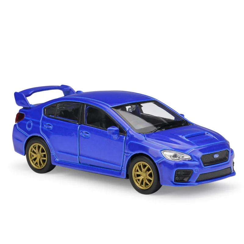 

Welly 1:36 Original box Subaru WRX STI Impreza Blue Pull BackCar Diecast Car Model Toy Vehicle Car Model Models Kids Car