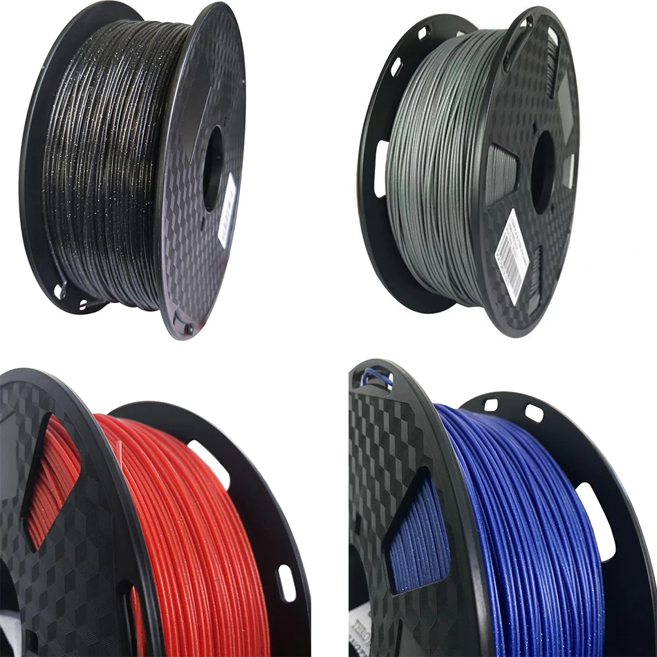 PLA Crystal Filaments 1.75 mm 1Kg /500g / 250g 3D Printer Filament Sparkle Shining Printing Material Glittering | Компьютеры и офис