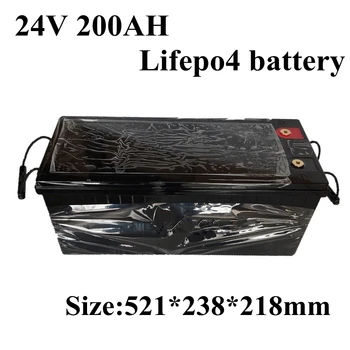 

24V 200Ah Lifepo4 Lithium Battery Pack with BMS for 3600w 4800w Camper Caravan Motorhome Solar Energy Mild Hybrid+20A Charger