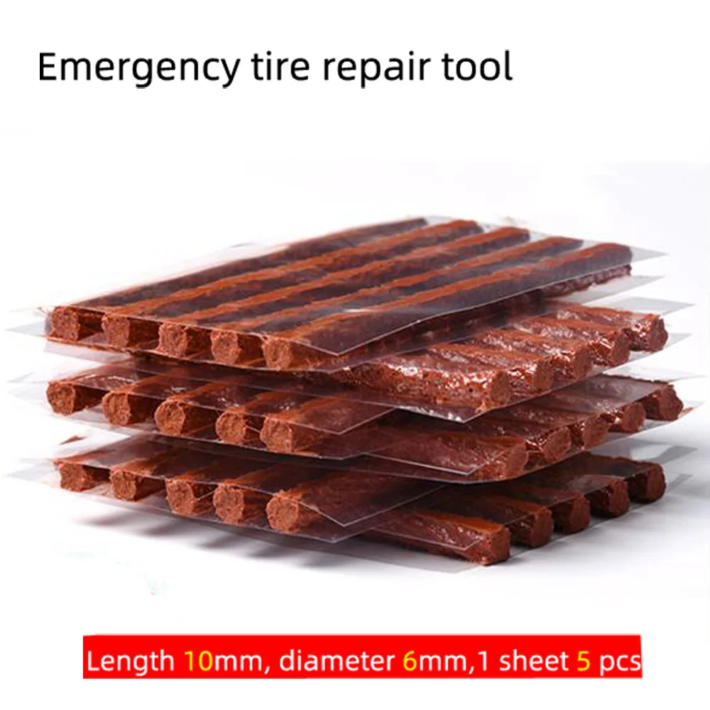 

10Pcs/lot Car Motorcycle Bike Rubber Strips Tubeless Seal Strip Vacuum Wheels Tire Puncture Tape Auto Tire Repair Tools