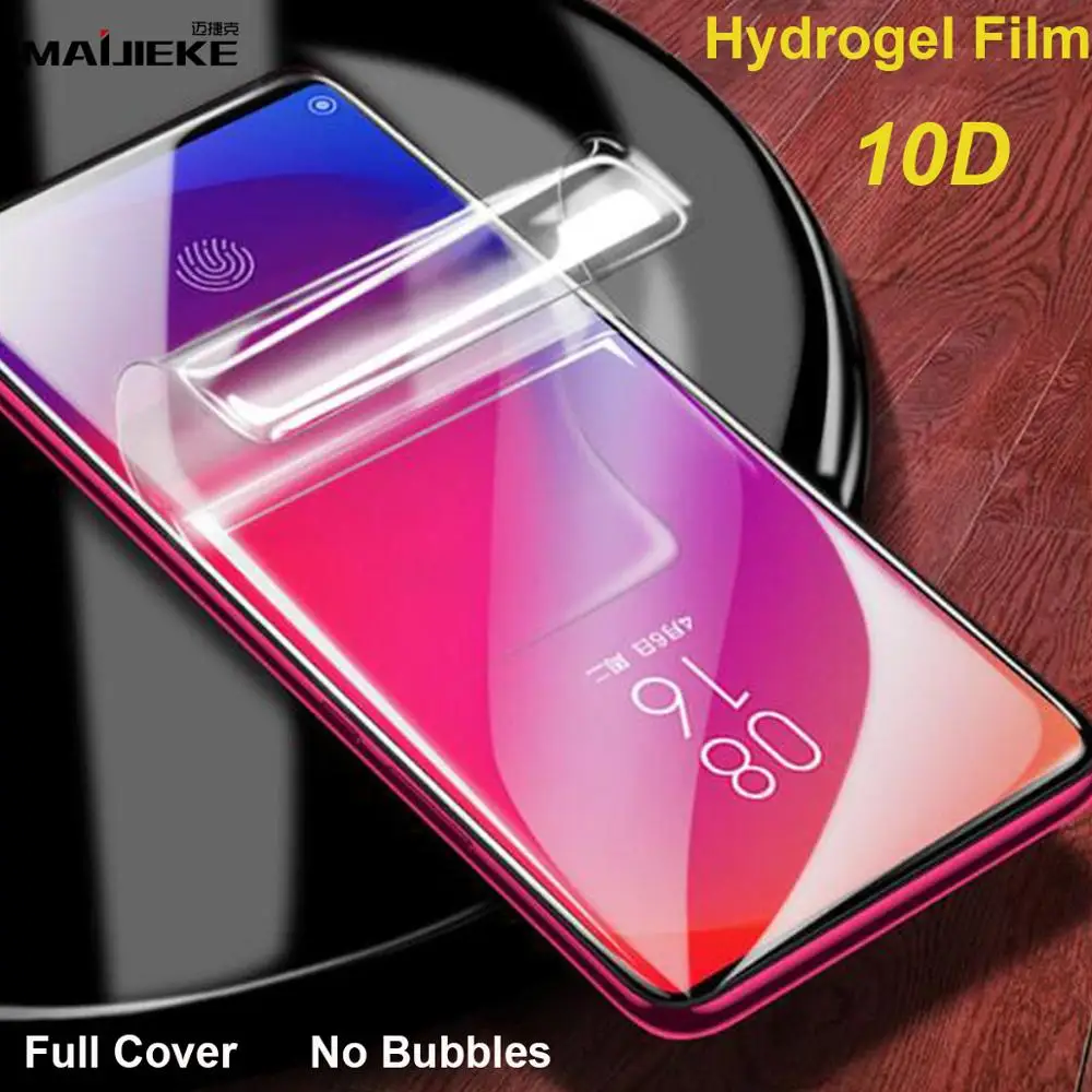 10D Гидрогелевая пленка для Xiaomi mi 9T Pro 9 8 se pro CC9 A2 A1 5X Redmi K20 Note 7 6 Полное покрытие