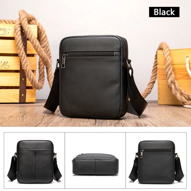 Business Casual Crossbody Bag Men Large Capacity Shoulder Bag Soft Pu  Leather Men's Crossbody Bag Fashion Messenger Bag Satchel - Crossbody Bags  - AliExpress