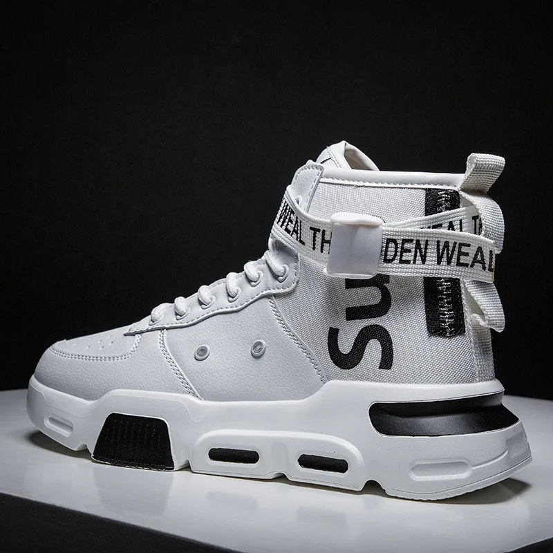 

2019 Autumn New Style MEN'S SHOES Korean-style Versatile Trendy Shoes High-top Board Shoe Sports Casual Shoe Men Running