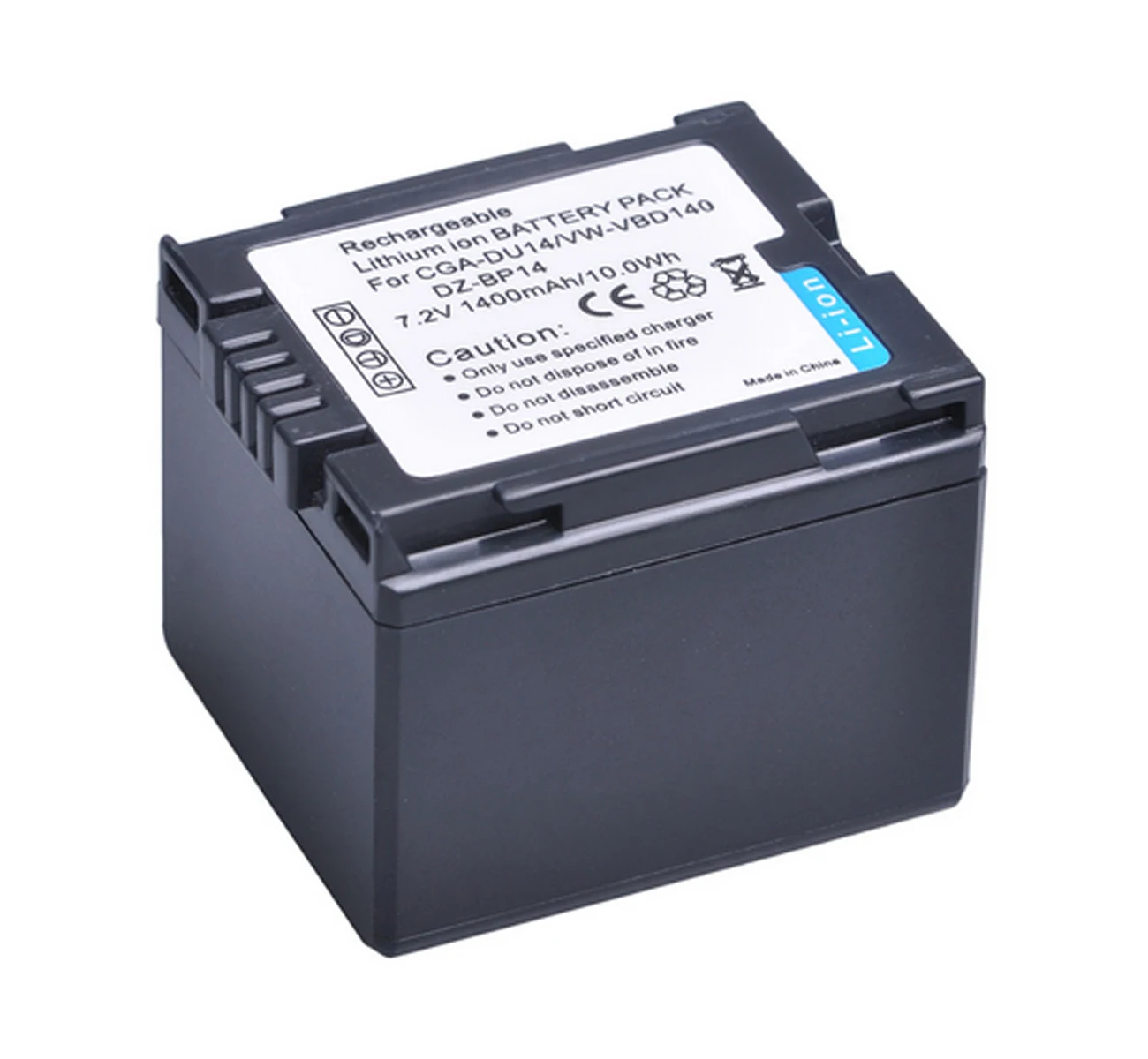 Перезаряжаемый литий-ионный аккумулятор для Panasonic CGR-DU06, CGA-DU07, CGA-DU07A, CGA-DU07A/1B, CGA-DU07E/1B - Цвет: 1x CGA-DU14 Battery