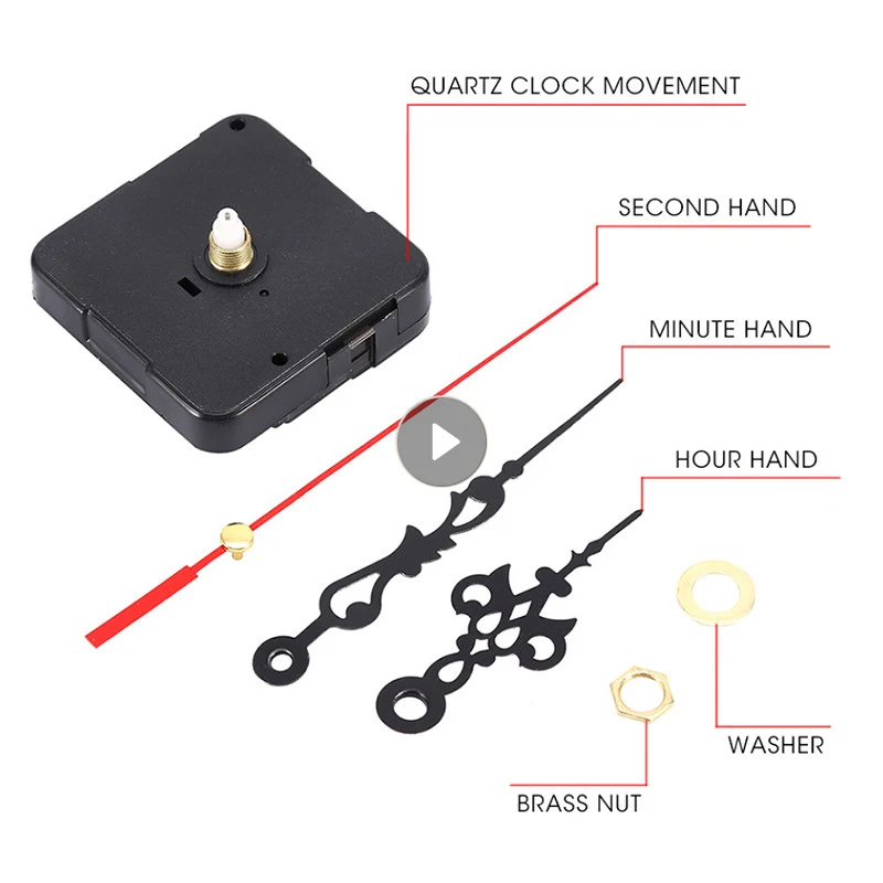 Quartz Clock Movement Mechanism DIY Ilent Wall Repair Hands Clockwork Replacement Accessories | Дом и сад