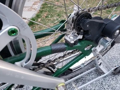 Brompton складной велосипед из углеродного волокна перо нижней рамы Защита задняя треугольная оправа протектор стикер аксессуары для велосипеда