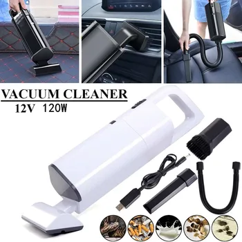 

12V Car vacuum cleaner High Power 120W 3500pa high suction black Multifunctional household vacuum cleaner wet and dry dual-use