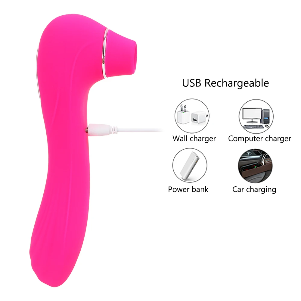 Lingua del capezzolo Vibrante Succhiare Leccata orale Succhiatore del clitoride Vibratore Silicone 10 velocità Stimolatore clitorideo S orale_voghion.com
