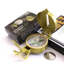 Профессиональный компас, металлическая линейка, набор, увеличительный стеклянный талреп, принадлежности для кемпинга, компас, призматический Прицельный объектив