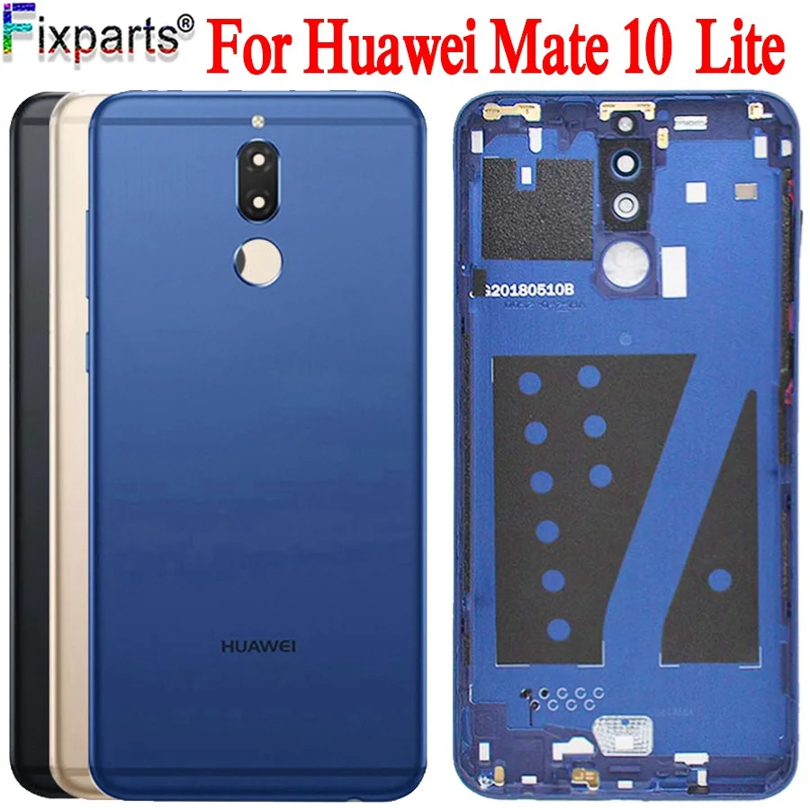 Новинка Крышка батарейного отсека для Huawei Mate 10 lite G10 задняя крышка корпуса замена