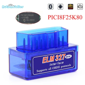

Super Mini Elm327 Bluetooth OBD2 V1.5 Elm 327 V 1.5 OBD 2 Car Diagnostic-Tool Scanner Elm-327 OBDII Adapter Auto Diagnostic Tool