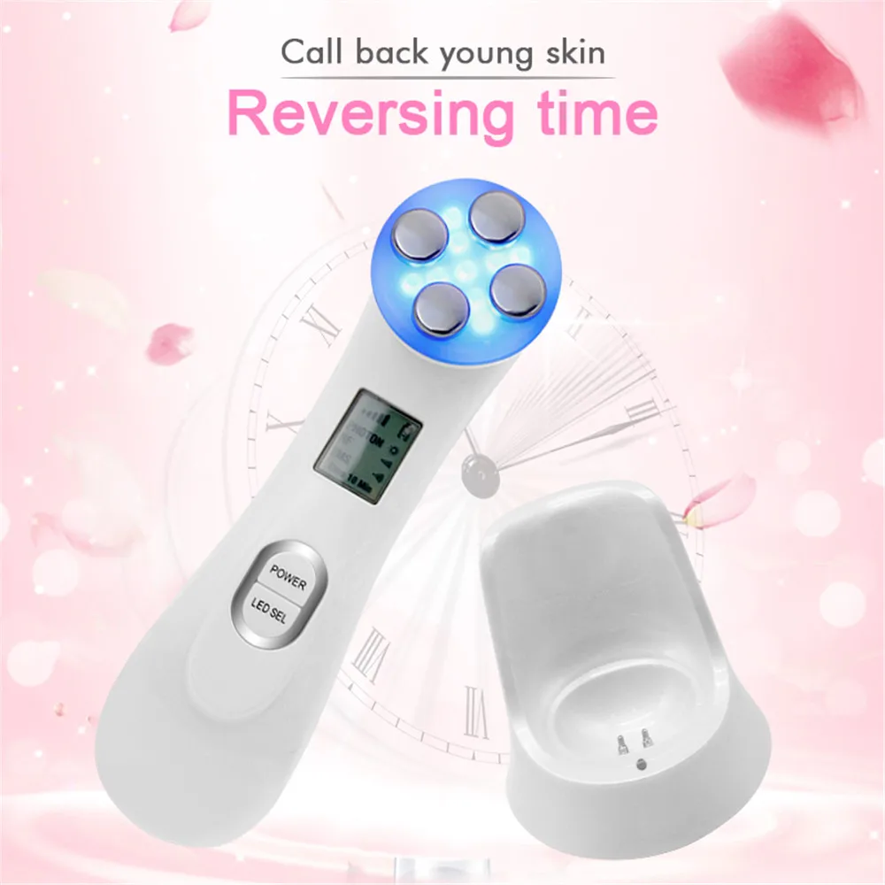 

EMS Skin Rejuvenation Face Lifting Tighten Massage Beauty Machine Electroporation Mesotherapy LED Photon Light Therapy RF