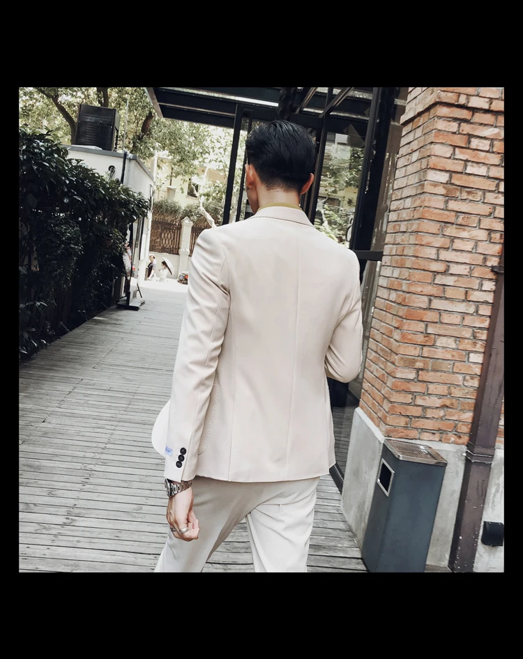 Traje Novio, Королевский Мужской Блейзер, приталенный, вечерние, для офиса, костюм, на одной пуговице, 3 шт., мужской пиджак, Hombre, смокинг Uomo