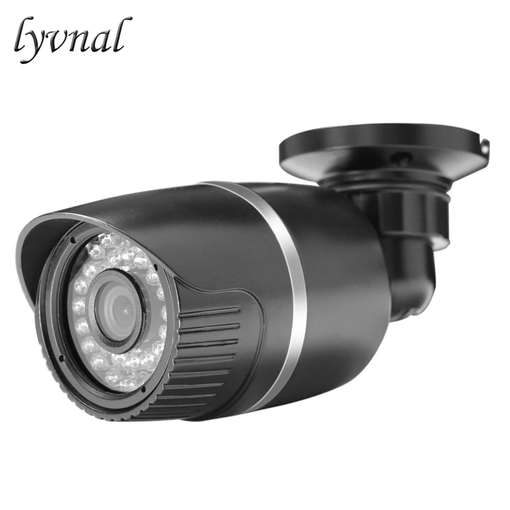 

LYVNAL H.265 IP Camera poe with sd tf card slot 5mp 1080p Surveillance camera POE 48V night vision p2p onvif waterproof