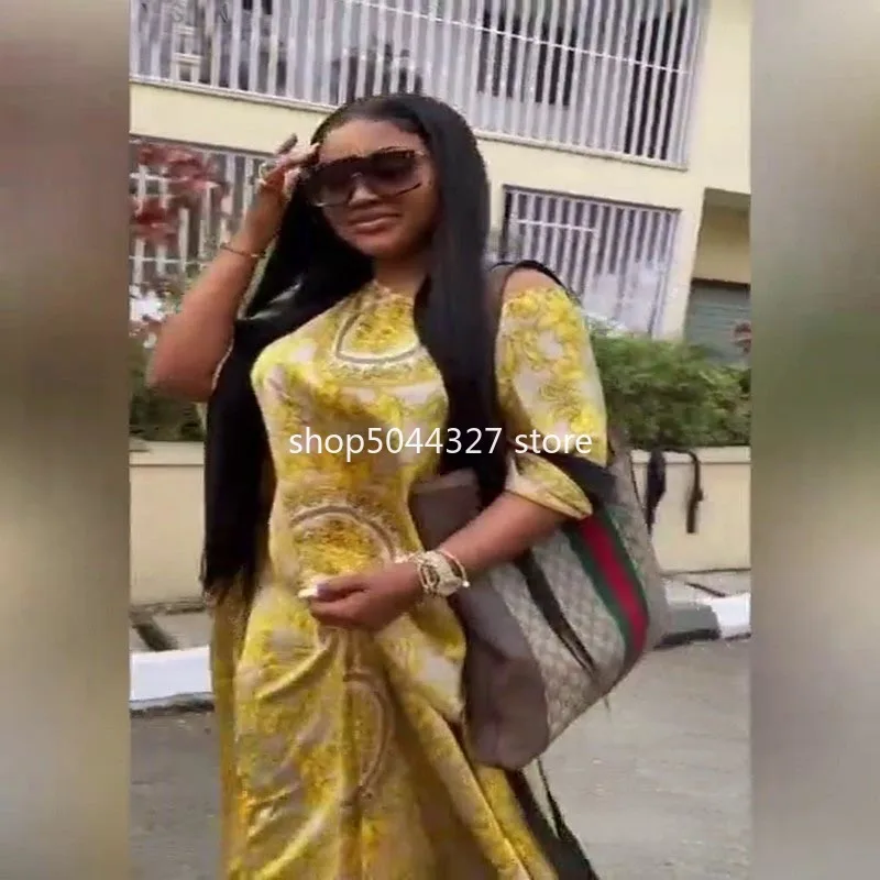 Классические африканские платья с принтом для женщин большие размеры Дашики