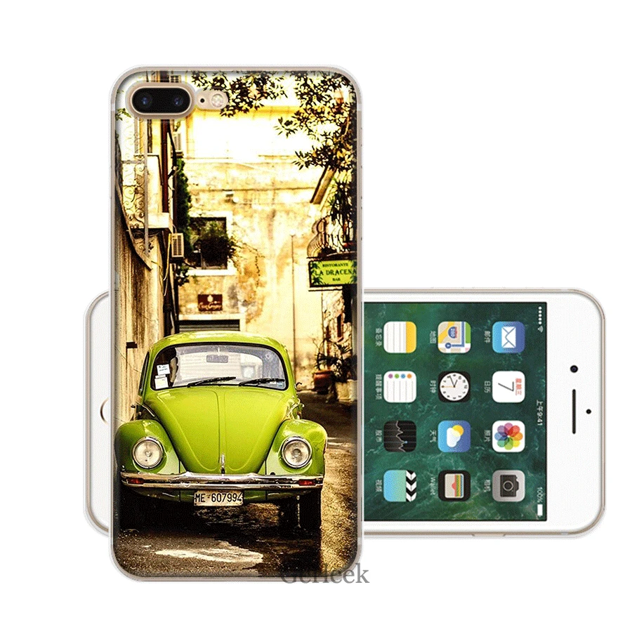 Чехол для мобильного телефона iPhone 11 Pro 6 6s 7 8 P Lus iPhone XR X XS Max 5 5S SE Shell винтажный VW Beetle для Coque жесткий чехол - Цвет: H11