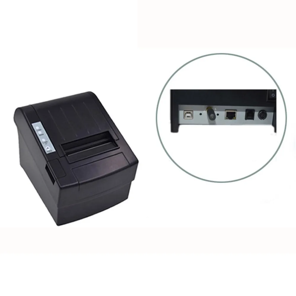 Термопринтер POS-8220 портативный беспроводной термопринтер wifi POS 80 мм автоматический резак USB wifi водонепроницаемый маслостойкий