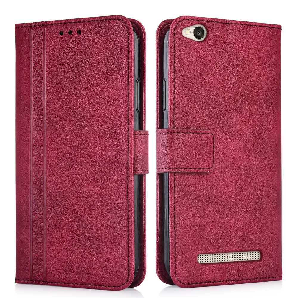 Luxury Flip Wallet Leather Case for Xiaomi Redmi 4A Magnetic Book Protect phone back Cover | Мобильные телефоны и