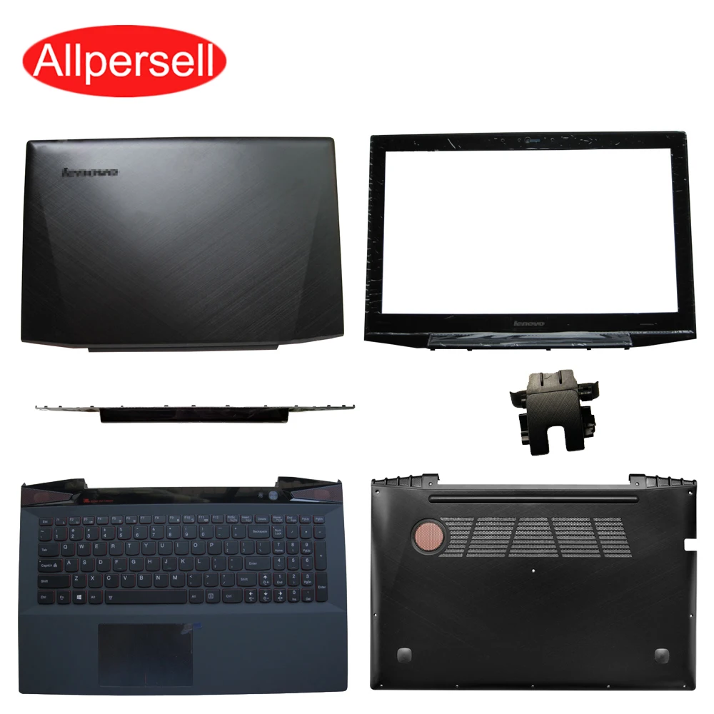 

Laptop case For Lenovo Y50 Y50-70 Top cover/ Screen frame/palmrest case/bottom shell/Hinged cover/Network cable port cover