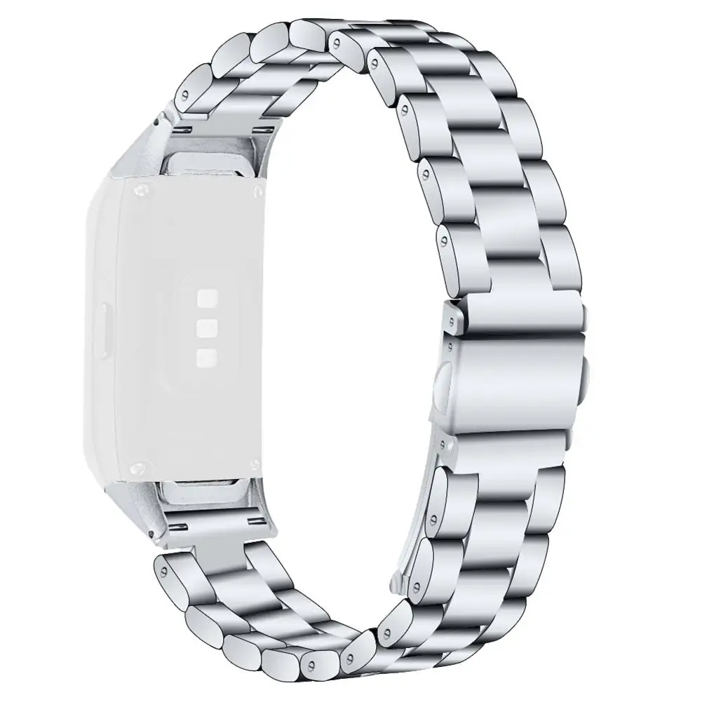 Ремешок для часов для samsung Galaxy Fit SM-R370, умный Браслет, металлический браслет из нержавеющей стали, ремешок для Galaxy Fit SM-R370, ремешок для часов