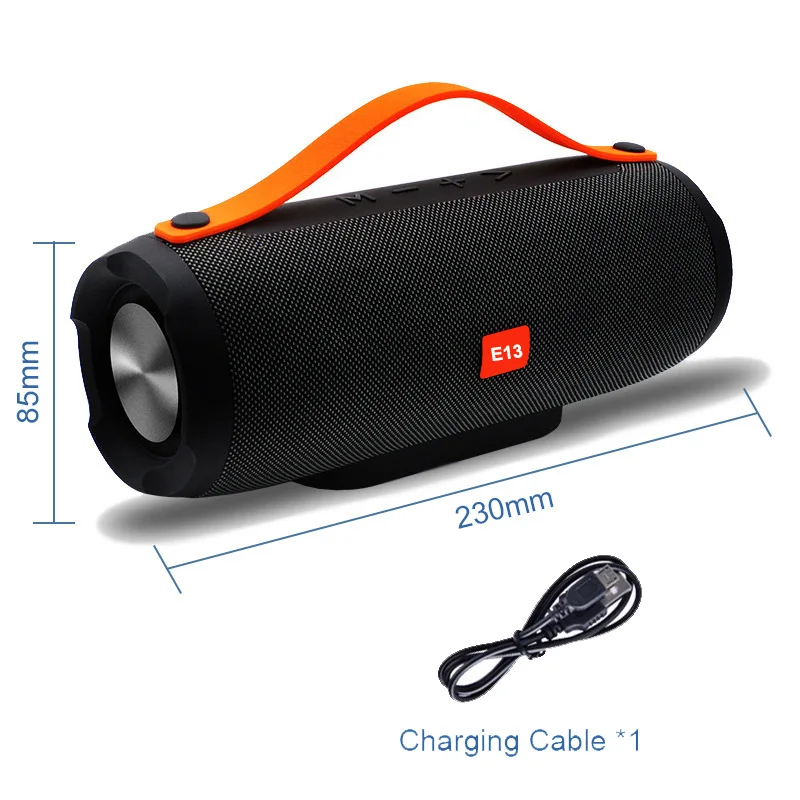 Переносная Bluetooth колонка E13 Mini беспроводная стереоколонка для телефона радио
