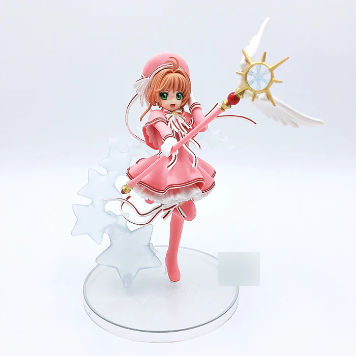 Японская оригинальная Аниме Фигурка KINOMOTO SAKURA Card Captor Sakura фигурка Коллекционная модель игрушки brinquedos Рождественский подарок