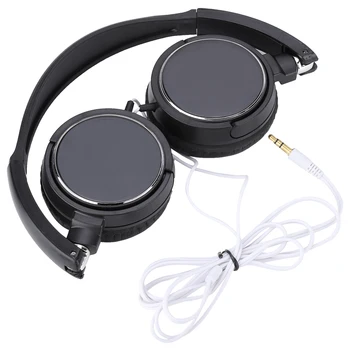 

Stereo HiFi Music Headphone Foldable Compact Wired Headset Support TF Card Portable Audio Video Supplies