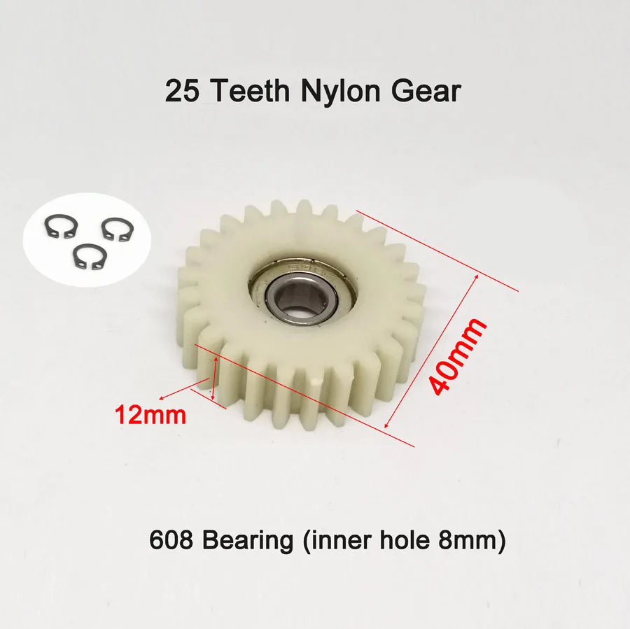 27T 28T 31T 36 Tooth Electric Car Nylon Gear for Electric Lithium Power Folding Car Motor Bicycle electric bike gear motor gear transmission gear