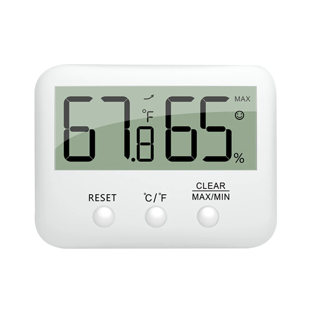Home Tabletop Accurate Room Thermometer Hygrometer Gauge LCD Display Instrument Portable Monitor Digital Indoor Outdoor