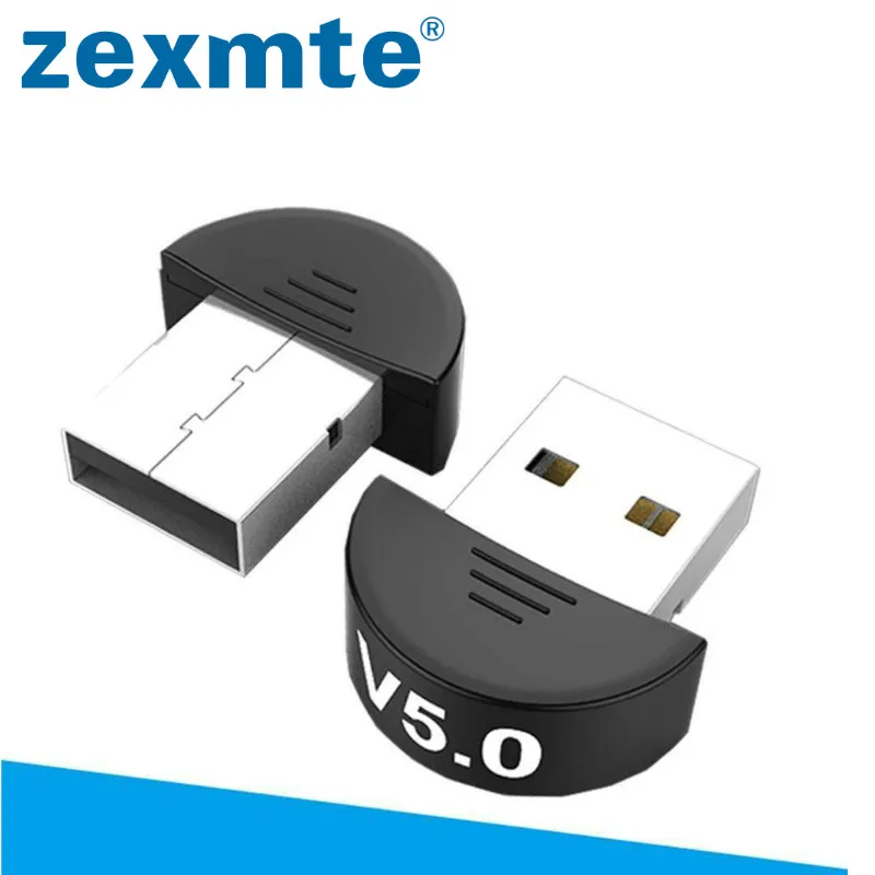

ZEXMTE Mini Wireless USB Bluetooth 5.0 Adapter Transmitter for Computer PC Laptop Wireless Audio Receivers & Adapters