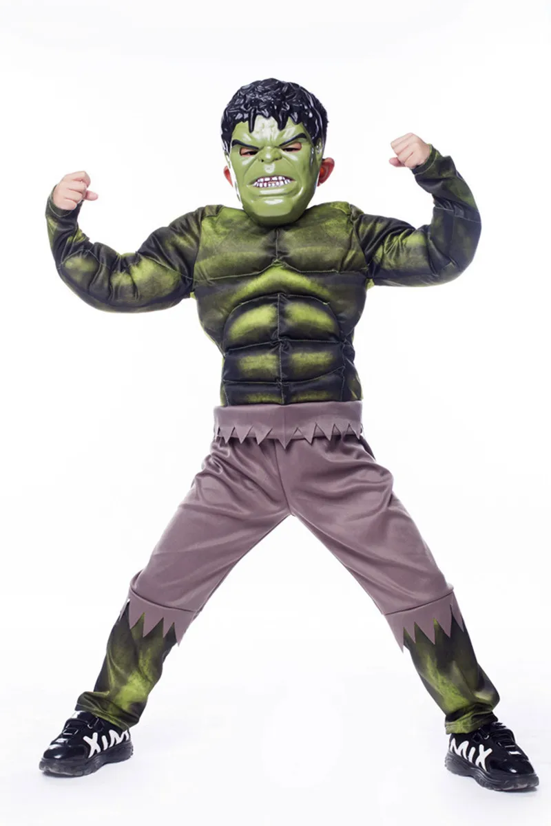 

Green endgame Hulk Children's Muscle Clothing / Makeup / Halloween Carnival Party Cosplay Anime Masquerade Performance Costume