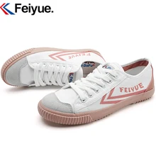 Feiyue/Классическая обувь; парусиновые кроссовки; женская обувь на резиновой подошве; сезон весна; обувь для отдыха и спорта; Нескользящие тапочки в китайском стиле для подростков и взрослых