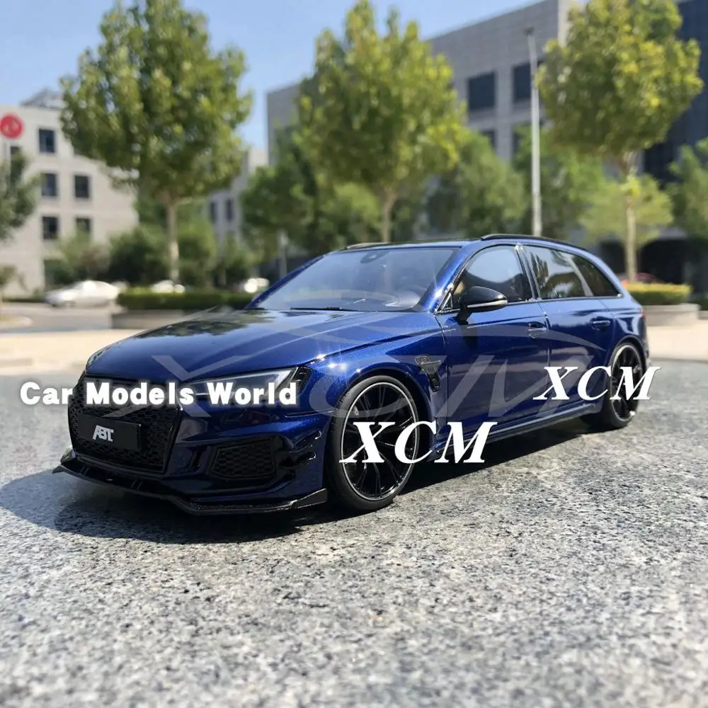 Полимерная модель автомобиля GT Spirit ABT RS4 Avant (синий) 1:18 KJ031 + маленький подарок!| |