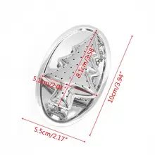Рождественская елка форма инфузионное чайное ситечко вкладыш Блокировка специй фильтр гаджет T8WB