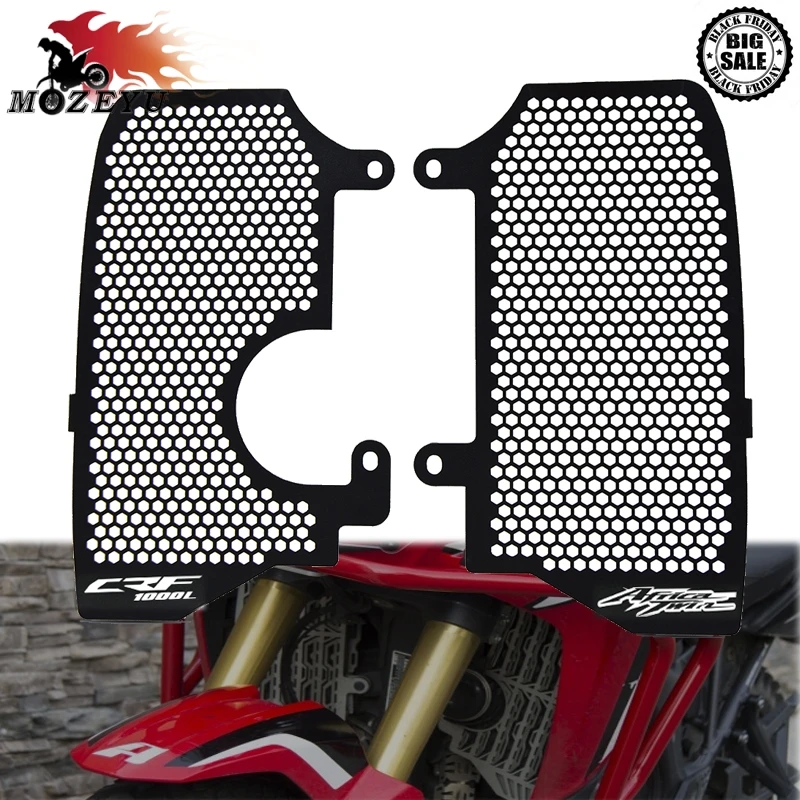 Защита для радиатора мотоцикла Honda CRF1000L Africa Twin/ crf 1000L ADVENTURE Sports 2016 2019 2018 2017|Накладки