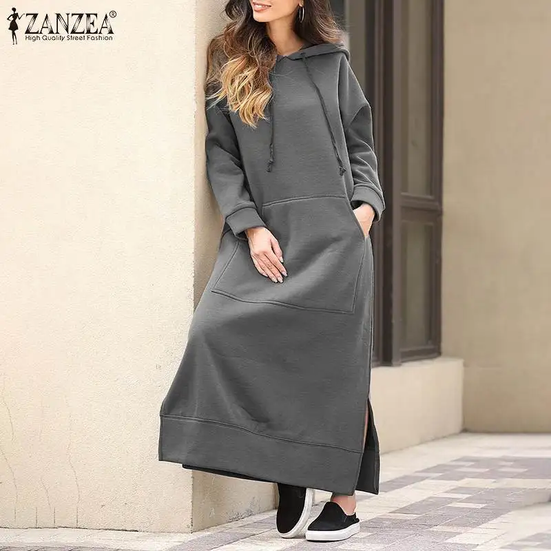 Fashion Sweatshirt Dress Women Autumn 